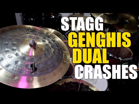 STAGG GENGHIS DUAL CRASH CYMBALS | Demo