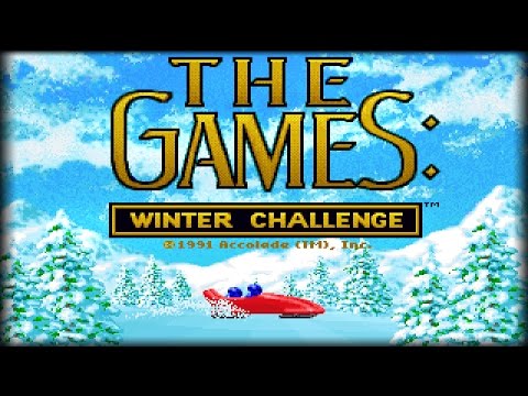 THE GAMES: Winter Challenge (PC/DOS) 1991, Accolade