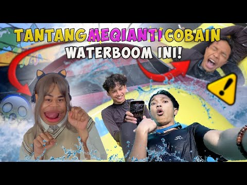 AJAK MEQIANTI🫣 COBA WAHANA WATERBOOM🏊‍♀️💦 JOGJAKARTA