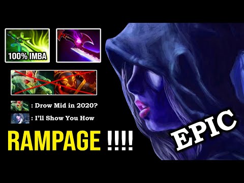 NEW CRAZY MID RANGER Silver Edge Hunt Even Medusa Not Tanky | 100% IMBA Multishot RAMPAGE DotA 2