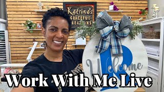 Work With me Live T Shirts and Door Hangers!