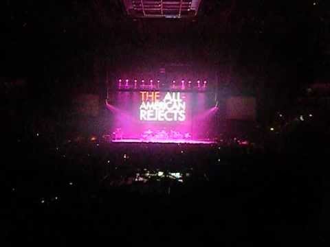 All american Rejects- Fallin' apart Live Manchester MEN Arena June 15th 2012 supporting BLINK 182