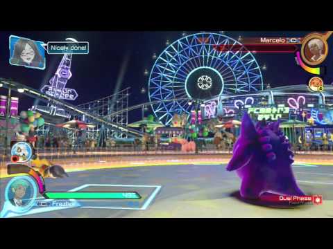 Pokkén Tournament (Frezhor Gengar vs Pikachu Libre (Marcelo) Ferrum League #80 Pokemon Nintendo WiiU