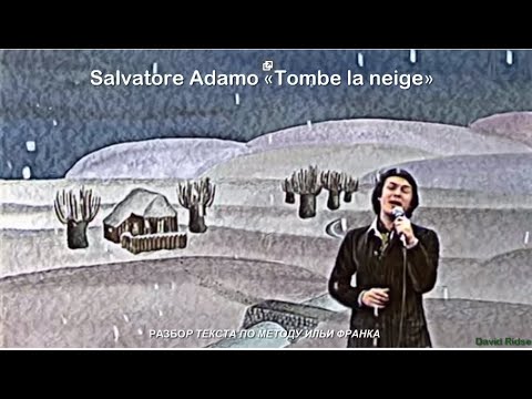Salvatore Adamo. «Tombe la neige» (Падает снег)