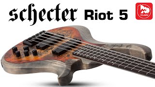 Video thumbnail for Бас-гитара 5 струн Schecter Riot-5 by PopMusicRu