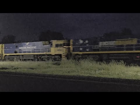 4MP5 PN down "Linfox Express #1" (NRs 1, 86, 105), Melbourne to Perth, 0525, 2/10/25, Murtoa VIC 