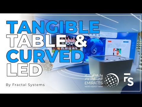 WAM Tangible Table & Curved LED - Fractal Systems