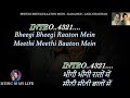 Bheegi Bheegi Raaton Mein Karaoke With Scrolling Lyrics Eng हिंदी