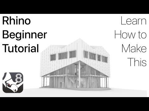RHINO TUTORIAL: All-in-One Tutorial for Beginners and Architecture Students