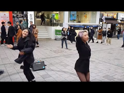 20200215 홍대 관객과 함께!~ 매력적인 댄스팀 로켓단 버스킹 01 - gogobebe (Instrumental) _ MAMAMOO