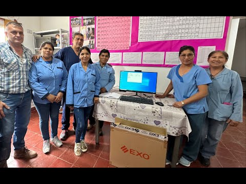 El Gobierno entregó cuatro nuevas computadoras para el centro de salud de Isla de Cañas