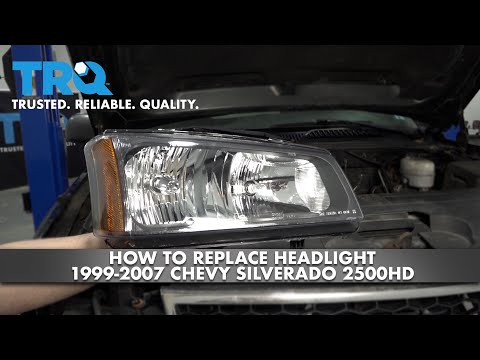 How To Replace Headlight 1999-2007 Chevy Silverado 2500HD