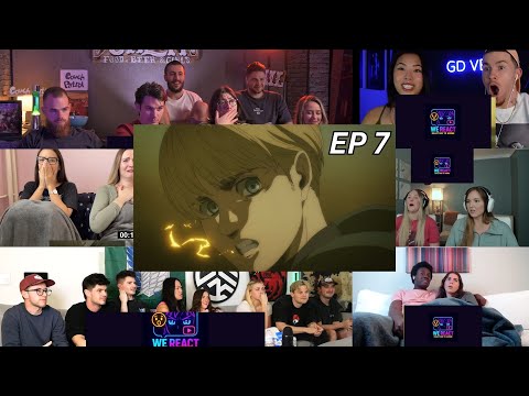 Attack on Titan Season 04 Episode 07 | Reaction Mashup #anime #attackontitan #animereactionmashup