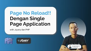 Membuat Halaman Tanpa Reload dengan SPA Single Page Application Jquery dan PHP