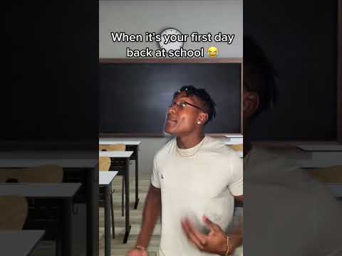 When it’s your first day back at school 😂