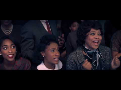 Respect trailer image highlighting the onstage performance of Respect with backup singers spelling letters