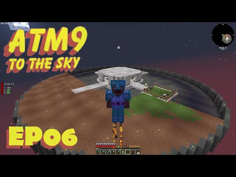 ATM9 To The Sky : E6 : Base Expansion with RFtools Builder! Automated Blackstone Sieve