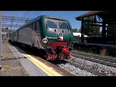 E464 012+8 piano ribassato Trenord - Monza - 05/08/2020