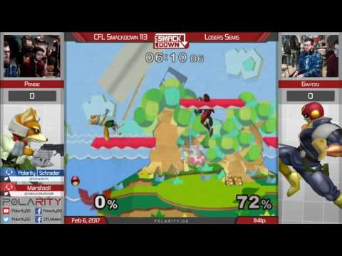 CFL Smackdown 113 Melee - Pengie (Fox) vs Gahtzu (Falcon) - Losers Semis