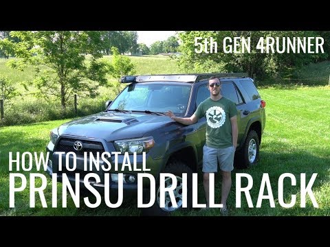 How to install Prinsu drill rack - Toyota 4Runner