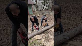 Download lagu gas vs electric chain saws 😂. #milwaukee #sthilchainsaw #northernwi #funny mp3