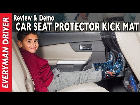 Car Seat Protector Kick Mat Review and Demo on Everyman Driver