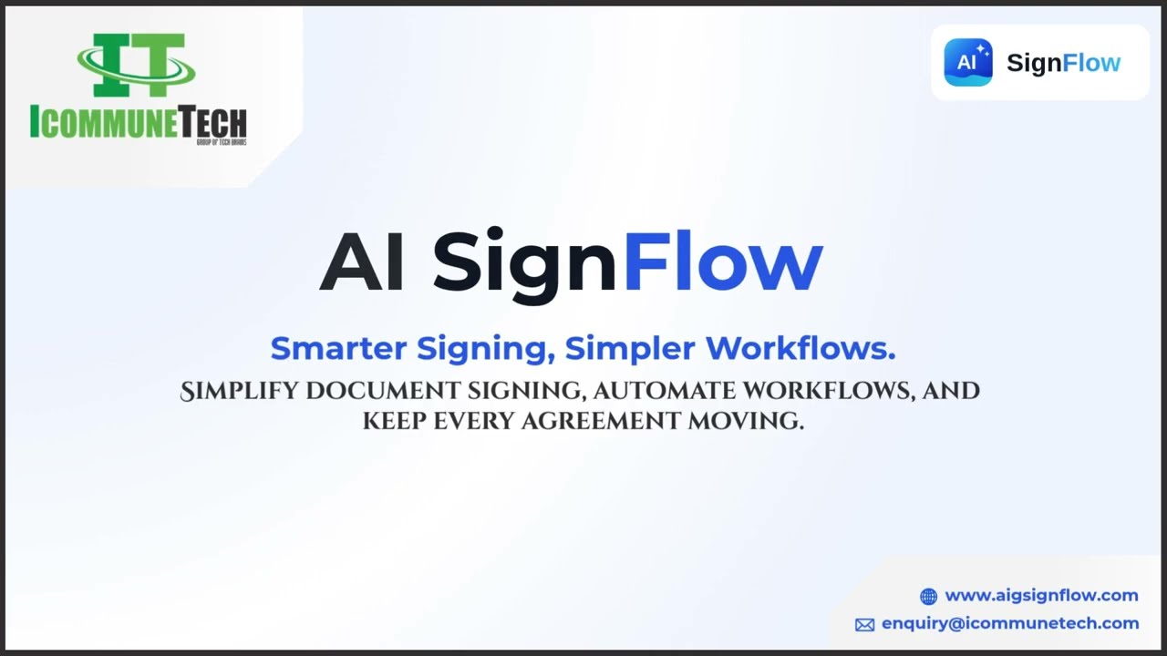 AISignFlow product overview video