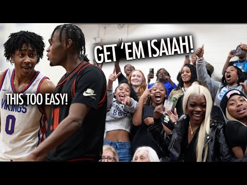 Isaiah Evans electrifies crowd in sold out rivalry game!