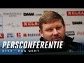 ? Persconferentie na STVV - KAA Gent