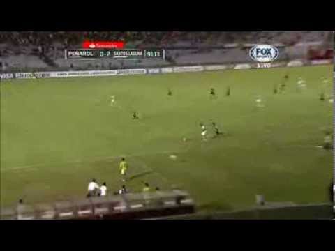 Peñarol 0 - 2 Santos Laguna Copa Libertadores 2014