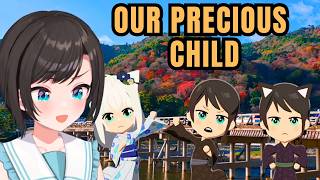 Subaru and Fubuki's Parenting Moments with Daisuke in Tomodachi Life [Hololive]
