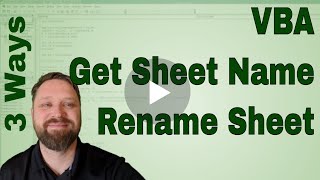 3 Ways to Get a Sheet Name and Rename a Sheet Using VBA (Code Included)