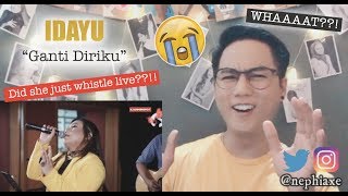 Idayu - Ganti Diriku (LIVE) | REACTION