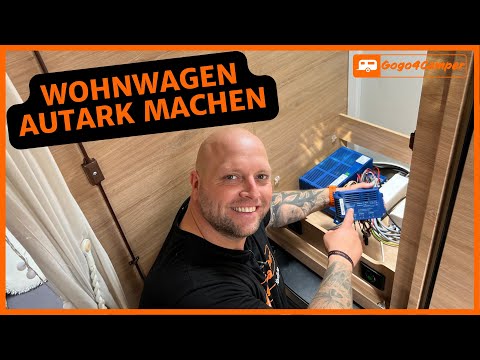 Make your caravan self-sufficient with a charging booster and mover battery - Retrofit the self-s...