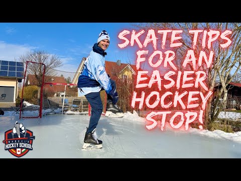 Schlittschuh Tipps für den Hockey Stop!
