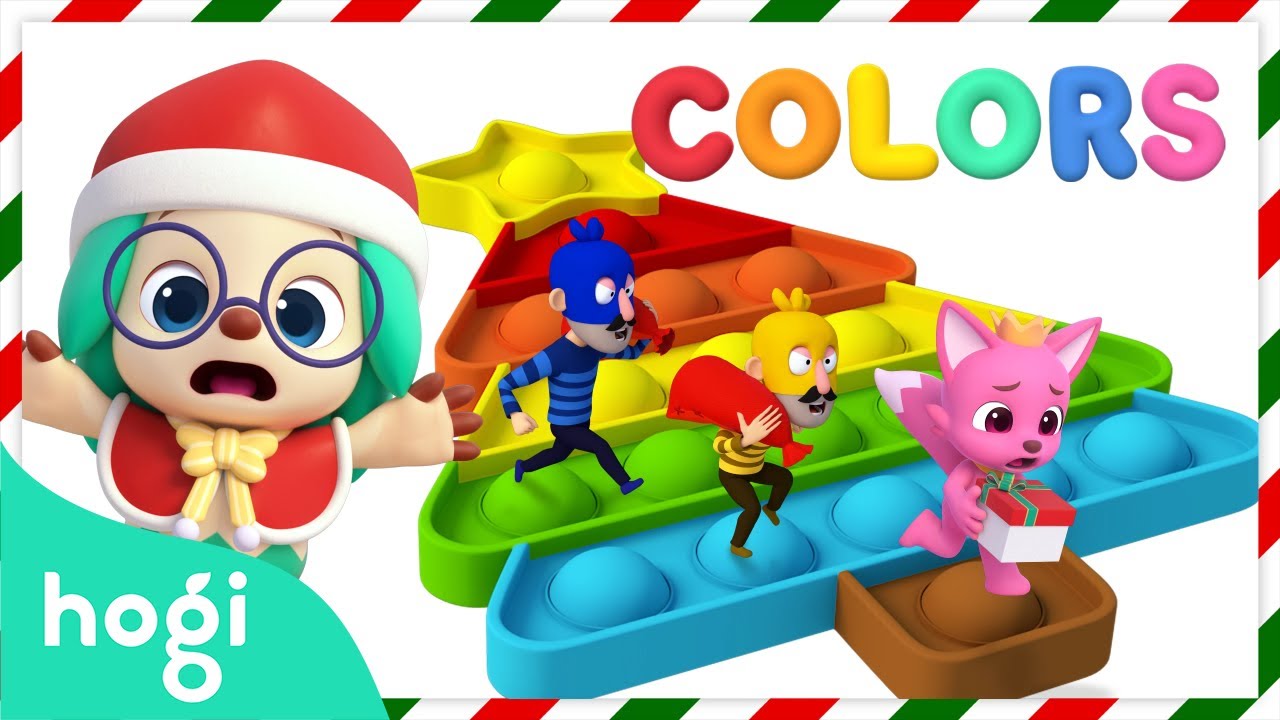 [NEW✨] Learn Colors with 🎄 Christmas Pop It ⛄️｜Christmas Colors｜Christmas Hogi｜Hogi Pinkfong