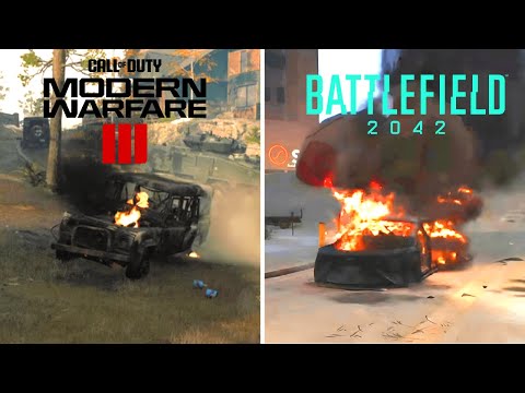 Call of Duty Modern Warfare III vs Battlefield 2042 - Direct Comparison! Attention to Detail