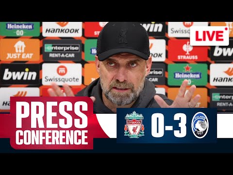 Jurgen Klopp Post-Match Press Conference LIVE | Liverpool 0-3 Atalanta | Europa League