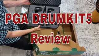 Video thumbnail for Shure PGADRUMKIT 5 (5-piece Drum Microphone Kit) Review Plus Unboxing! by David O Drums (orodrummer)