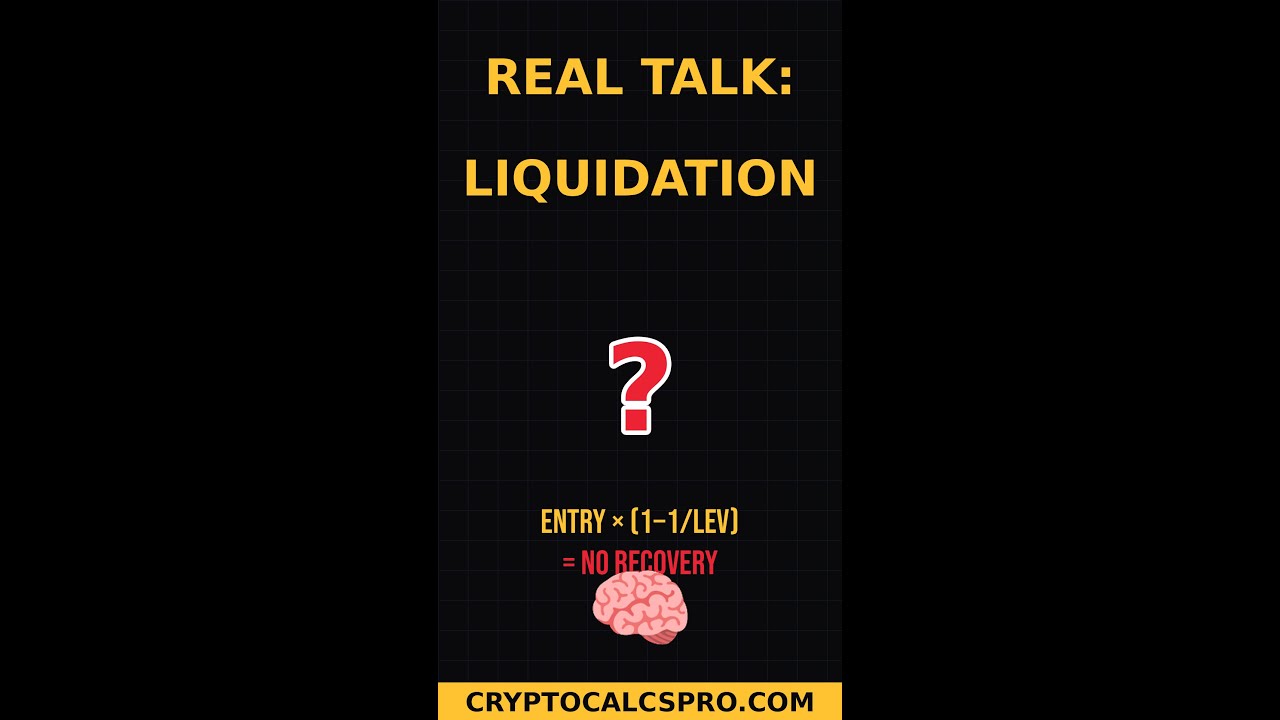 Liquidation Price Explained — The Math That Saves You — Don't Make This Error