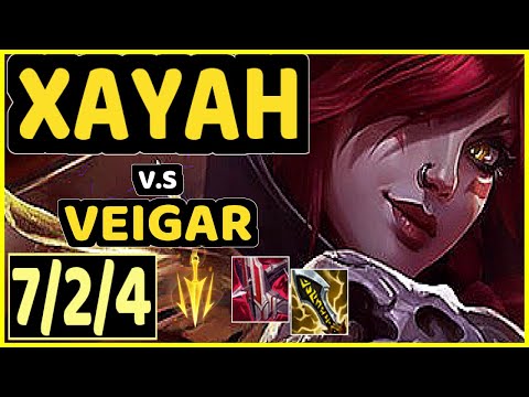 BGOB (XAYAH) vs VEIGAR - 7/2/4 KDA BOTTOM ADC GAMEPLAY - BR Ranked GRANDMASTER