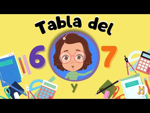 Canción de las tablas del 6 y 7 ¡Diviértete mientras aprendes matemáticas!