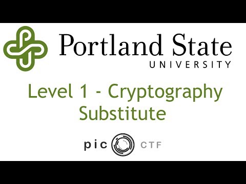 PicoCTF 2017 - Substitute Walkthrough