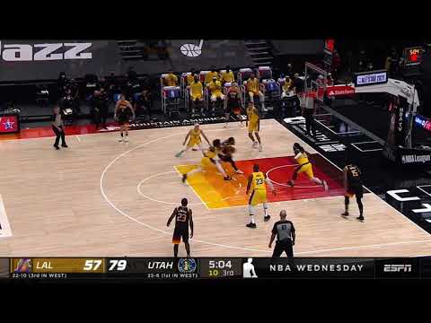 Donovan Mitchell Monster Dunk vs Lakers