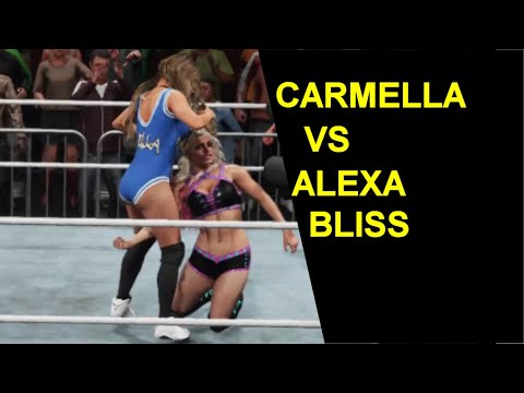 WWE 2K19 Carmella vs Alexa Bliss - Last Woman Standing