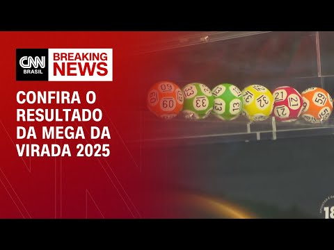 Mega da Virada 2025: veja números sorteados | LIVE CNN