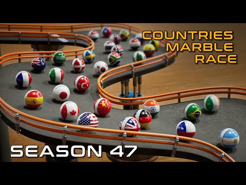 🌍 COUNTRIES MARBLE RACE  - SEASON 47 🏁🔥 64 countries, one epic competition! Who will move on?