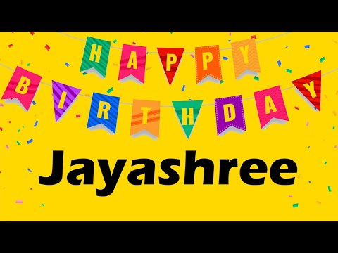 Happy Birthday to Jayashree - Birthday Wish From Birthday Bash