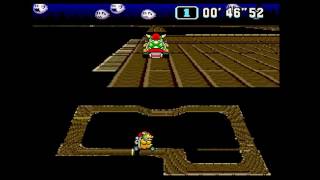 Super Mario Kart - Ghost Valley 1 in 1'01"48