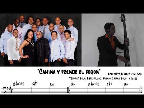 Camina y prende el Fogon. Bass Cover por Emilio Labardi Lopez de Cuba.